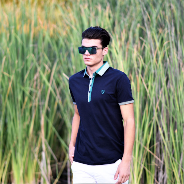 ΑΝΔΡΙΚH ΜΠΛΟΥΖΑ POLO SHIRT MOHICANS 438 ΜΠΛΕ