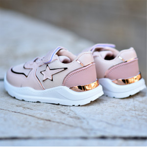 ΠΑΙΔΙΚΟ ΠΑΠΟΥΤΣΙ SNEAKERS ΓΙΑ ΚΟΡΙΤΣΙ MOHICANS CB-228 ΡΟΖ