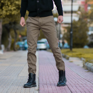ΑΝΔΡΙΚΟ ΠΑΝΤΕΛΟΝΙ CHINOS MOHICANS DS128-7 ΜΠΕΖ