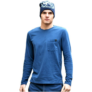 ΑΝΔΡΙΚΗ ΜΠΛΟΥΖΑ T-SHIRT MOHICANS FT1025 INDIGO