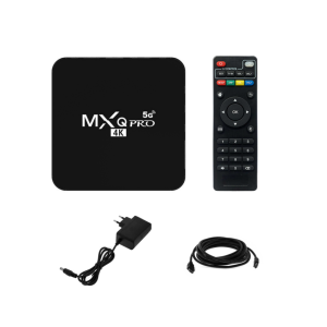 TV Box MX9 4K UHD με WiFi USB 2.0 4GB RAM και 64GB Αποθηκευτικό Χώρο με Λειτουργικό Android MX9 Black