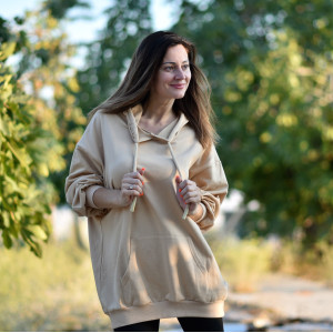 ΦΟΥΤΕΡ ΚΟΥΚΟΥΛΑ OVERSIZE MOHICANS ZCP10503 ΜΠΕΖ