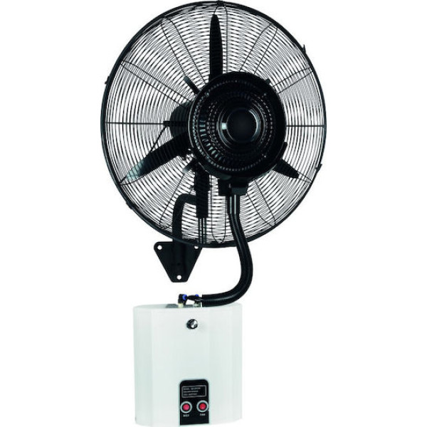Eurolamp 147-29607 Επαγγελματικός Ανεμιστήρας Επιτοίχιος Υδρονέφωσης 260W Διαμέτρου 66cm