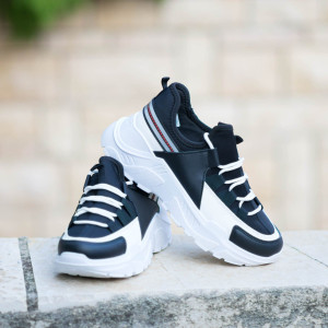 ΓΥΝΑΙΚΕΙΟ ΠΑΠΟΥΤΣΙ SNEAKERS MOHICANS N970 ΜΑΥΡΟ