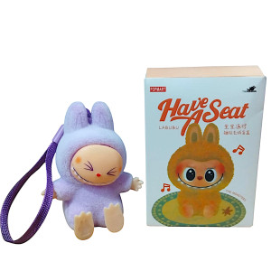 Labubu Monsters με Φως Λούτρινο Πλαστικό Πρόσωπο Have A Seat Vinyl Plush Blind Box 1440-47269